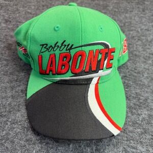 Bobby Labonte NASCAR Cap Competitors View Mens OSFM Green Joe Gibbs Racing #18